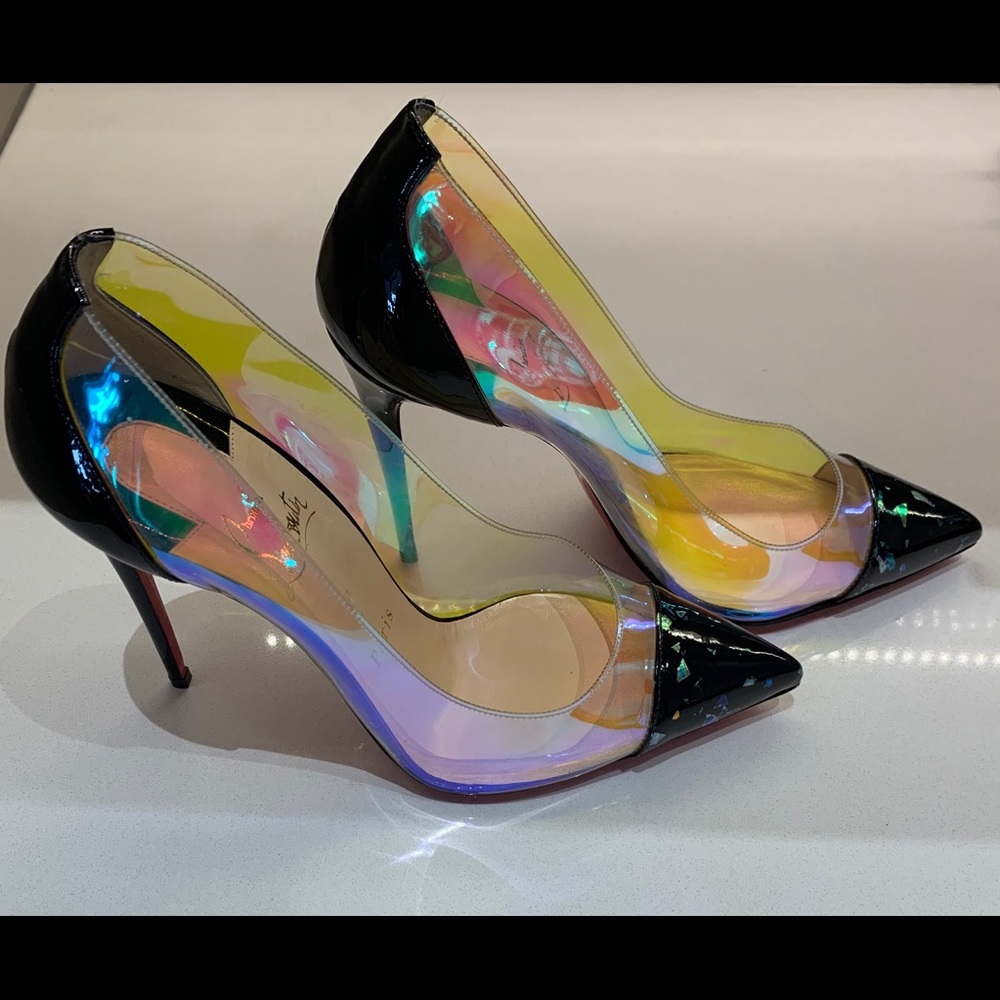 Iridescent PVC Louboutin Pump - perfect condition
